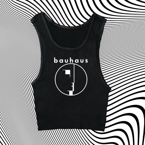 Bauhaus Unisex Cropped Tank - Picture 1 of 2